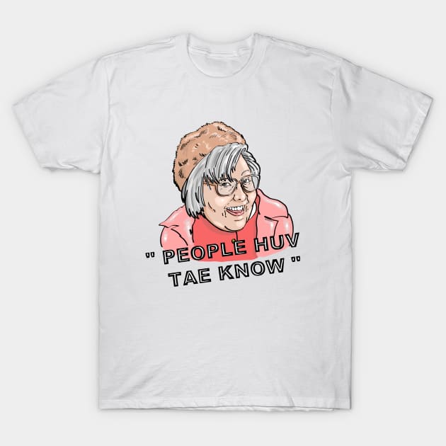 Isa Still Game T-Shirt by BarnesComicArt